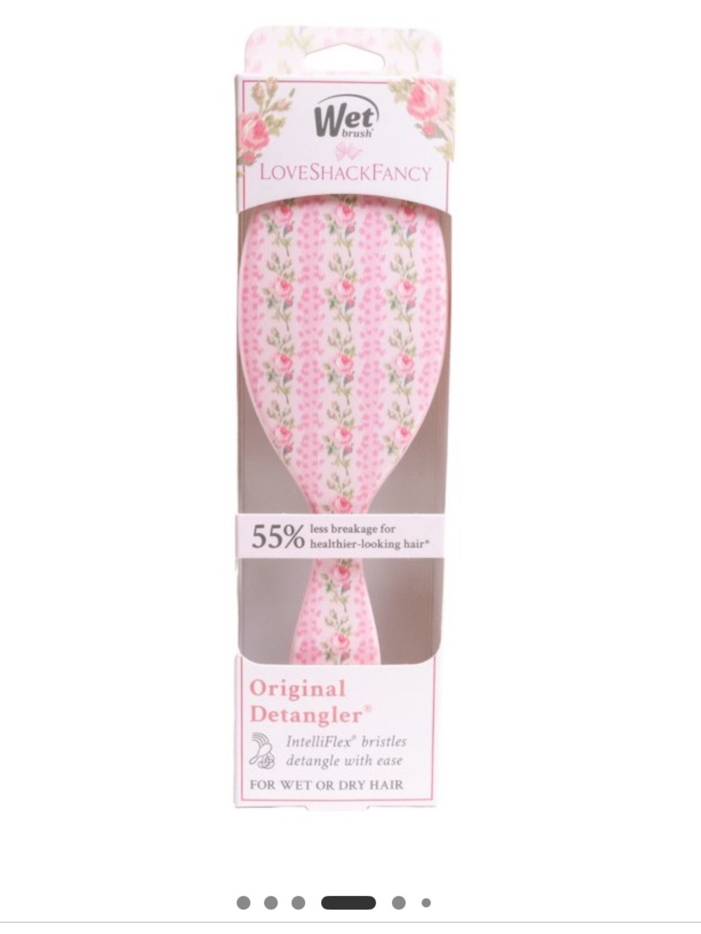 LoveShackFancy x Target WetBrush+ Elastics in Strawberry Macaroon π - Picture 2 of 3